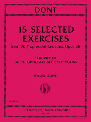 15 Selected Exercises from 30 Progressive Exercises, Opus 38